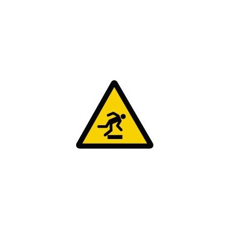 ISO WARNING SAFETY LABEL TRIPPING LSGW1214